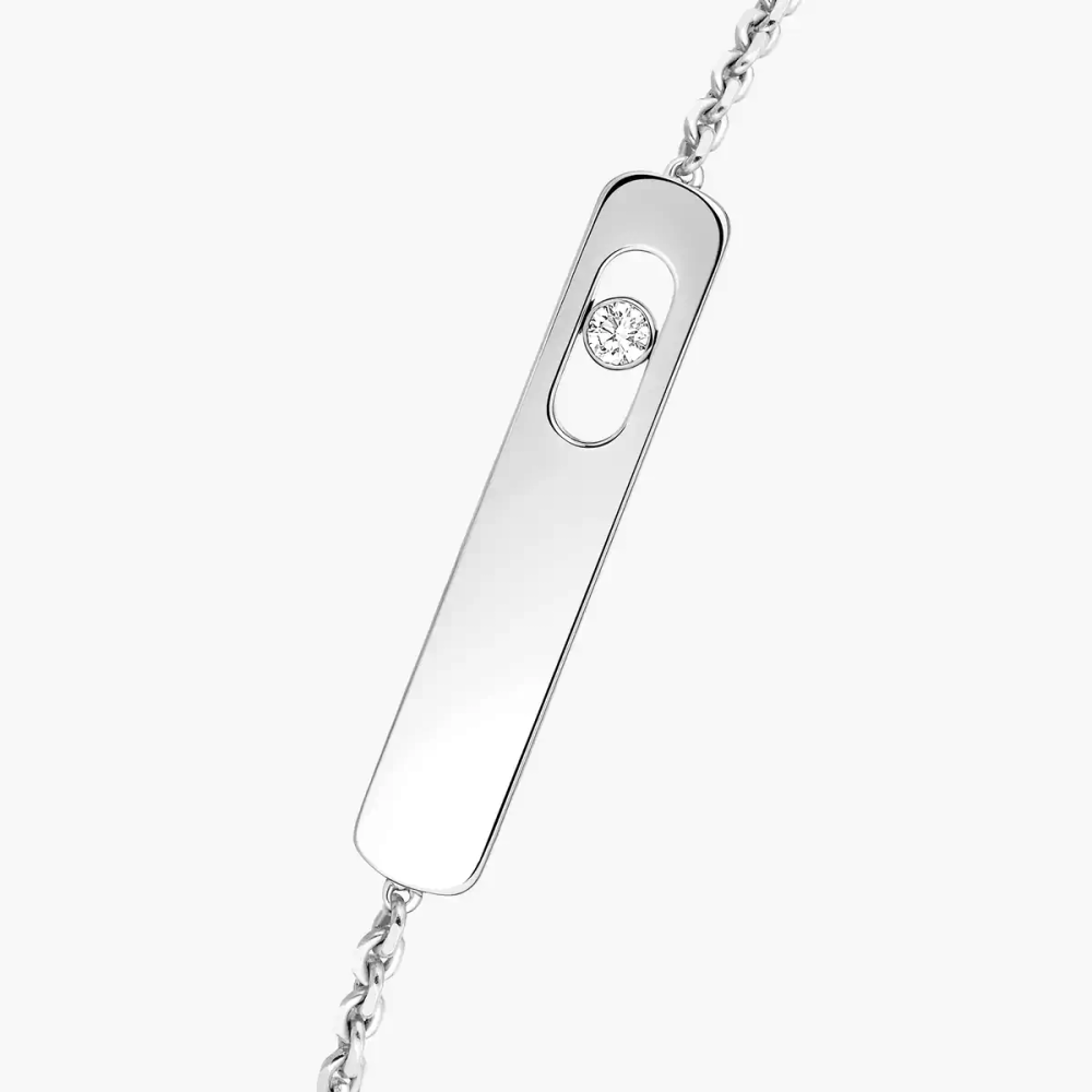 Bracelet My First Diamond Bracelet Diamant Or Blanc