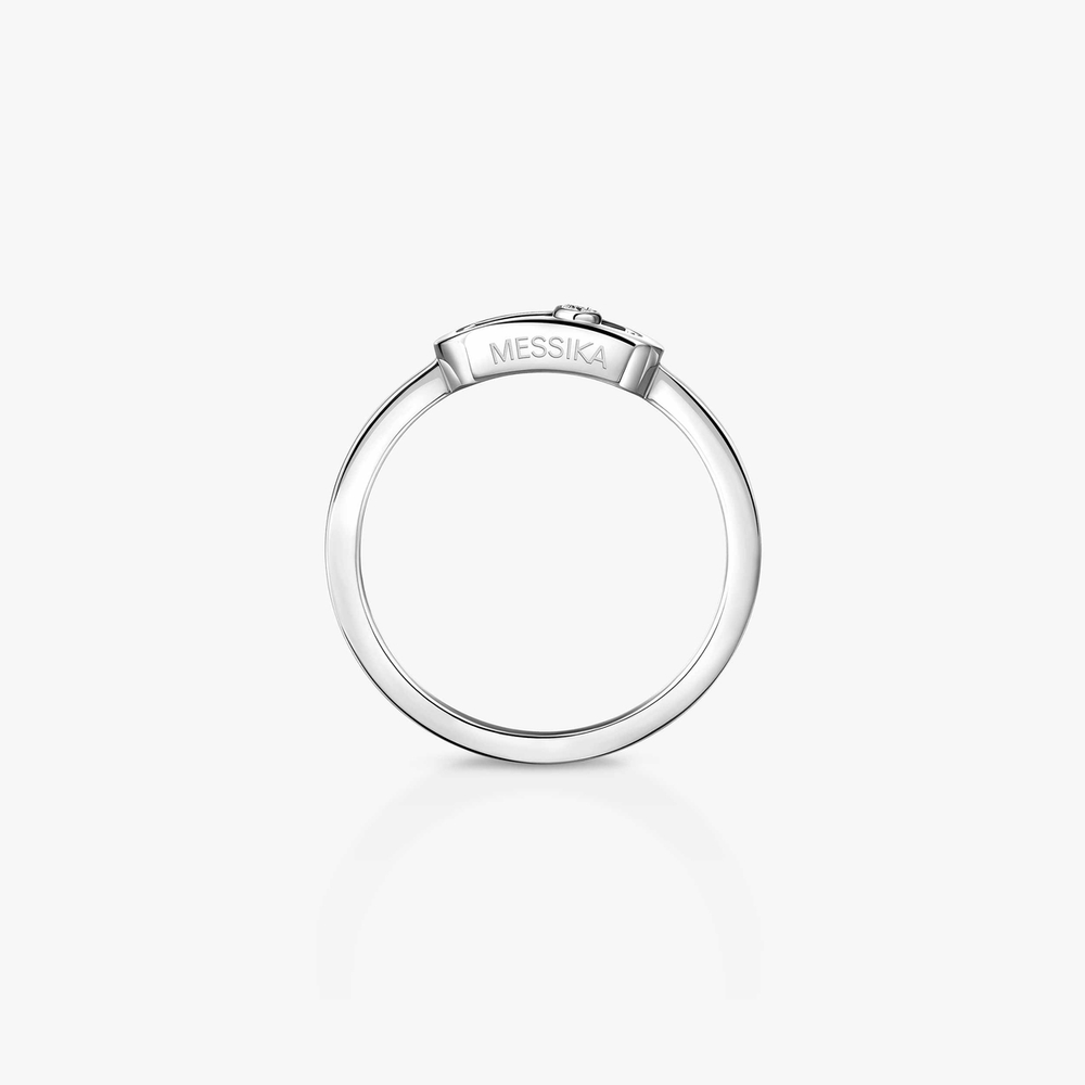 Move Uno Or Bague Diamant Or Blanc