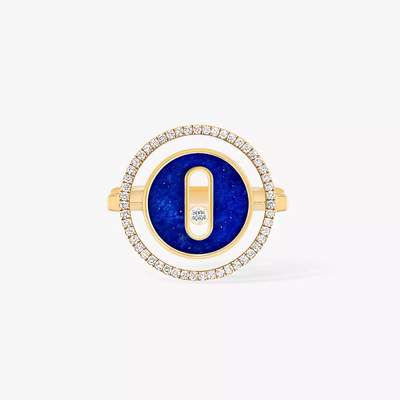 Bague Lucky Move PM Lapis Lazuli Bague Diamant Or Jaune