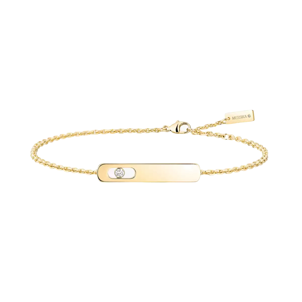 My First Diamond Yellow Gold Diamond Bracelet