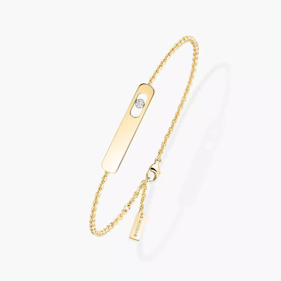 My First Diamond Yellow Gold Diamond Bracelet