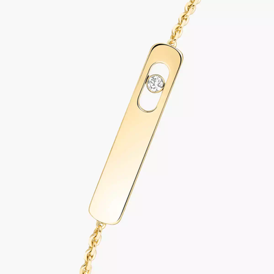 My First Diamond Yellow Gold Diamond Bracelet