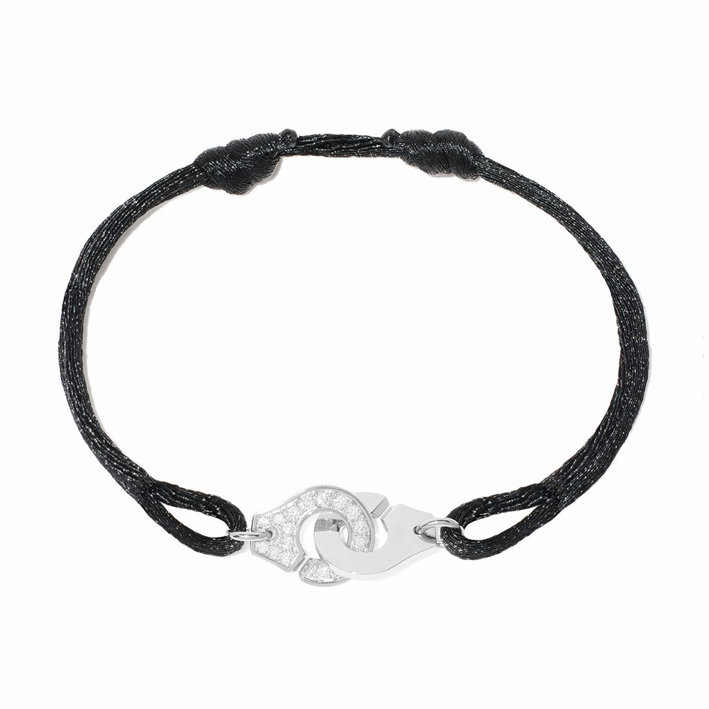 Bracelet Sur Cordon Menottes Dinh Van Petit Modèle