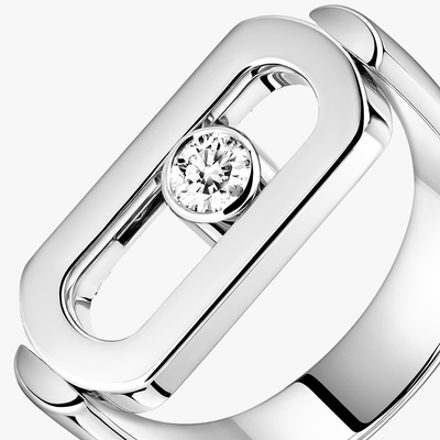 Bague Imperial Move Bague Or Blanc