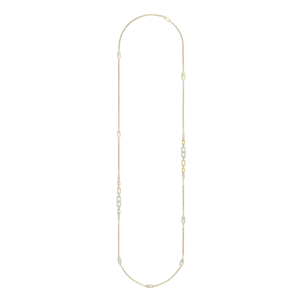Sautoir Move Uno Collier Diamant Or Jaune