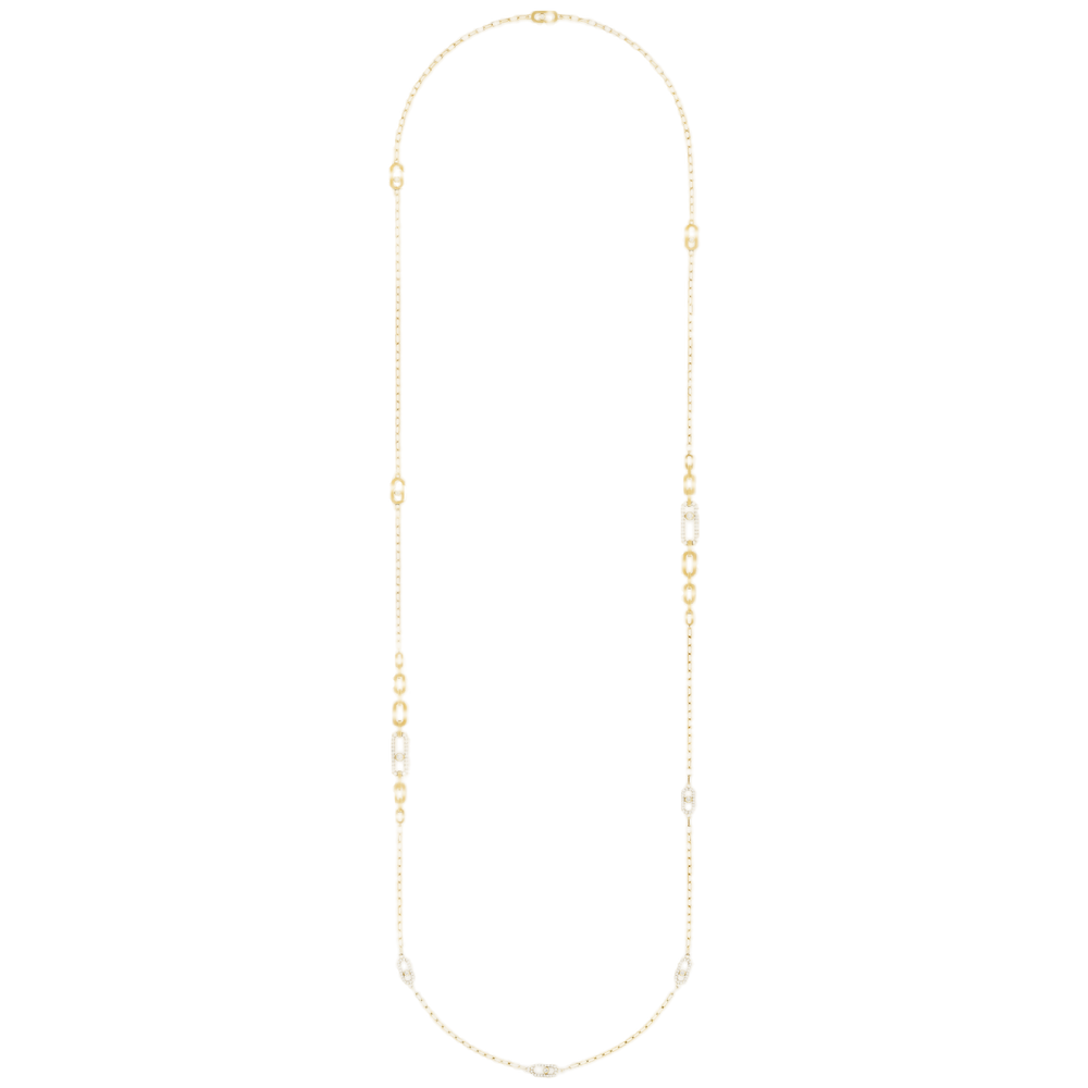 Sautoir Move Uno Collier Diamant Or Jaune