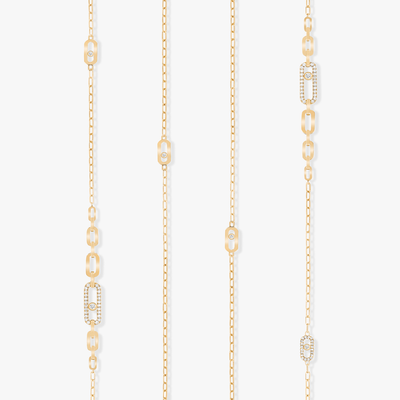 Sautoir Move Uno Collier Diamant Or Jaune
