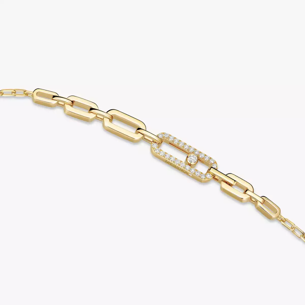 Sautoir Move Uno Collier Diamant Or Jaune