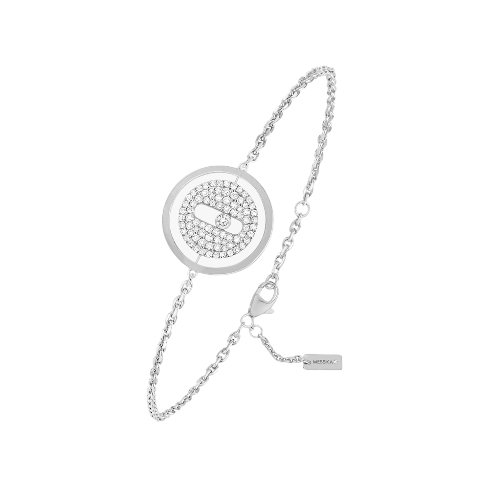 Lucky Move Pavé PM Bracelet Diamant Or Blanc