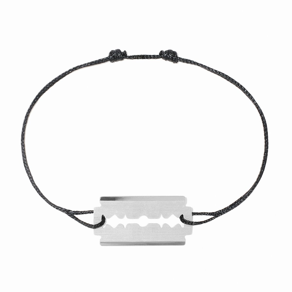 Bracelet Sur Cordon Lame De Rasoir Pm