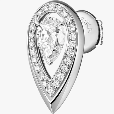 Boucles d'oreilles Fiery 0,25ct Boucles d'oreilles Diamant Or Blanc