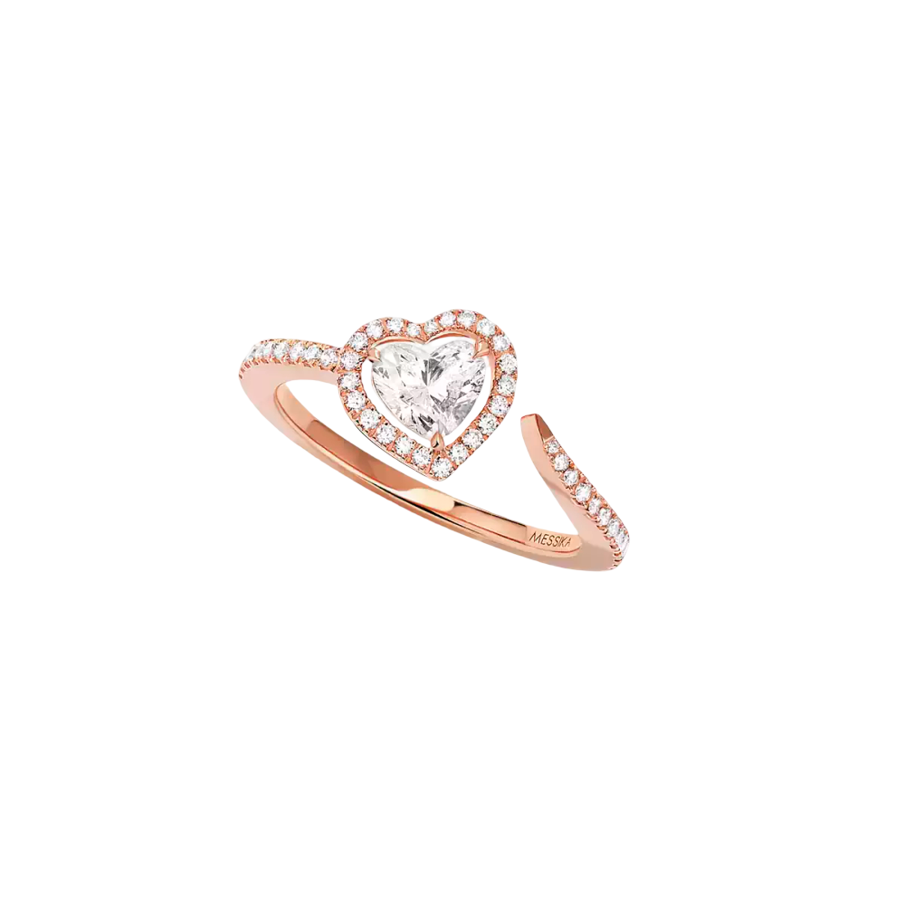 Joy 0,40ct Bague Diamant Or Rose