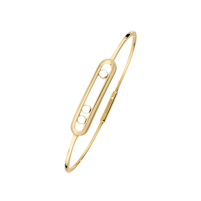 Yellow Gold Diamond Bracelet Move Thin